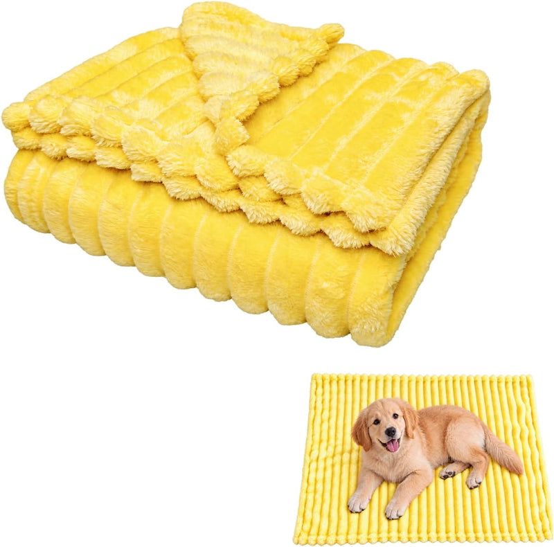 Yellow Dog Blanket Emotional Support Blanket for Dogs