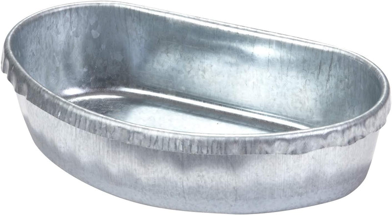 Pet Lodge® Galvanized Cage Cups | Feeder & Waterer for Small Animals | Clips Inside of Cage | Bunny Cage Cup | 1 Quart