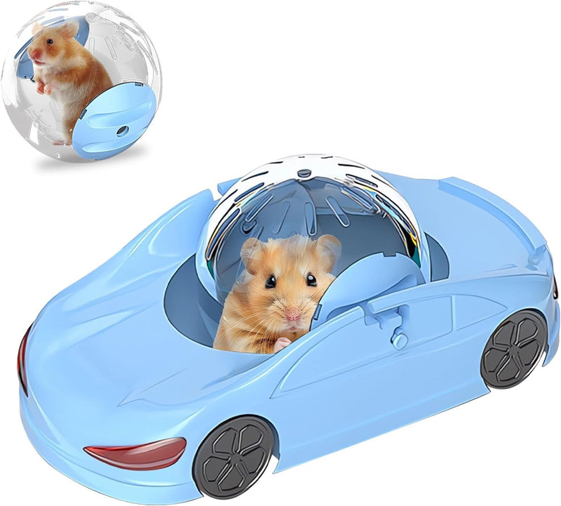 Silent Hamster Exercise Ball, with Ventilated Design - Safe & Durable Fitness Toy for Night Use, Non-Slip Surface & Remo