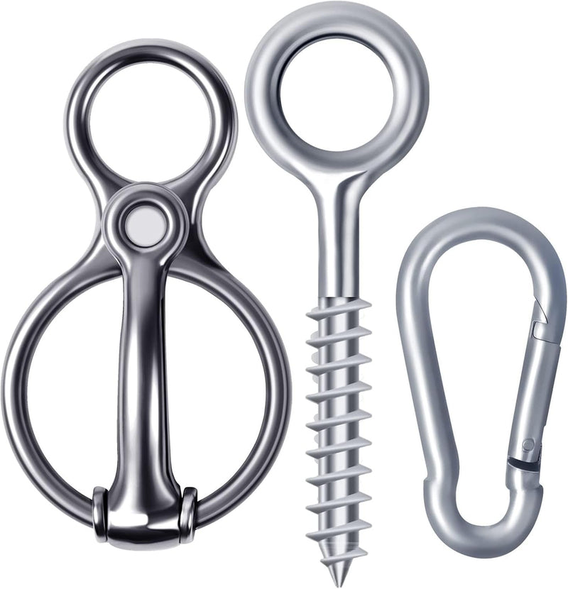 Martx Blocker Tie Ring for Horses, Stainless Steel Tack Accessories