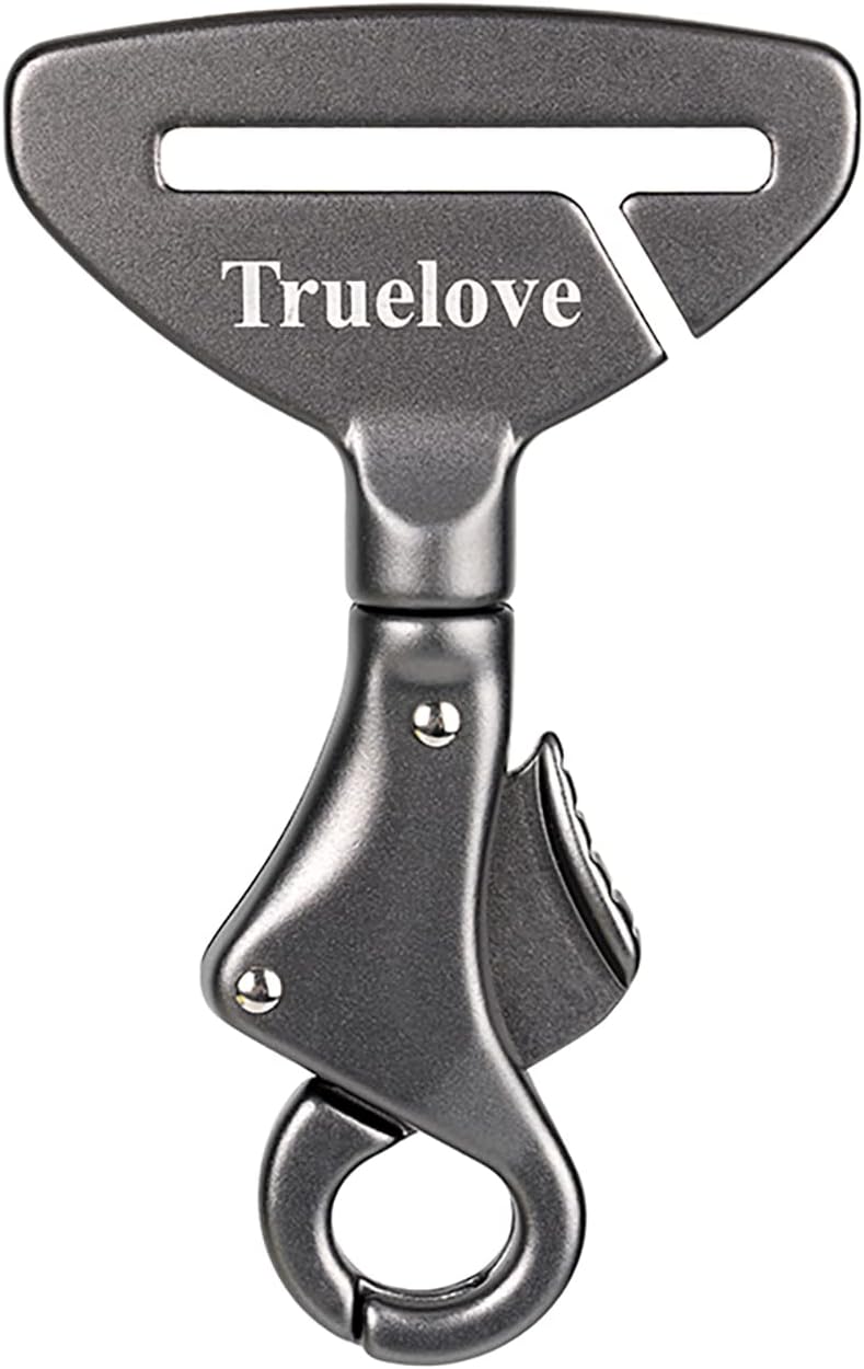 Truelove Lightweight Dog Car Seatbelt Safety Buckle Lock, Dog Seat Belt for Car, Fit Dog Car Harness/Collar for Small, M