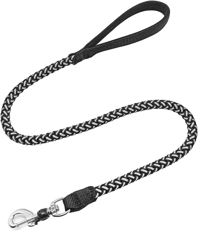 Reflective Dog Leash 2/3/4/6/10ft Braided 1/2