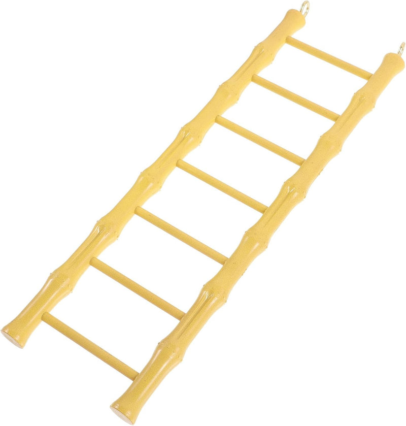 Yardwe Hamster Ladder Bird Ladder for Bird Cage Plastic Yellow