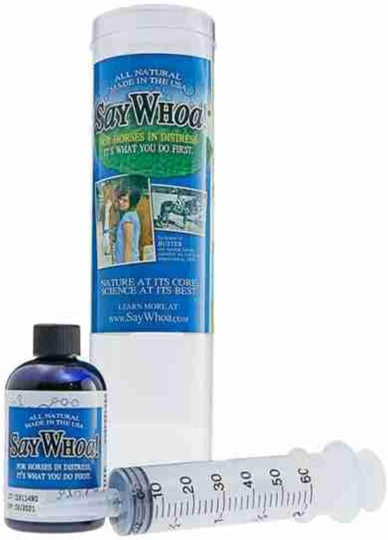 Say Whoa for Horses in Distress: Promotes Normal Digestive Flow, Blue, 4Wx10L