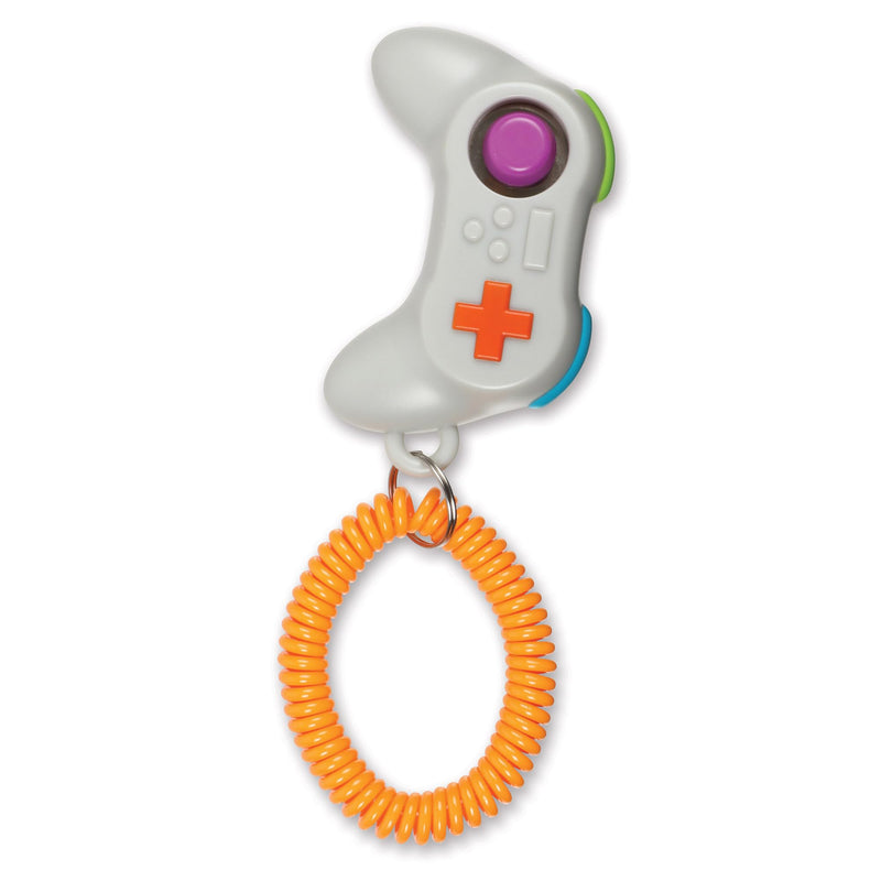 Brightkins Gamepad Training Clicker - Dog Training & Behavior Aids, Puppy Obedience Clicker, Pet Trainer Tools, Cat Trainer Supplies, Clickers for Dogs and Puppies, Clear Sound, 1 Piece