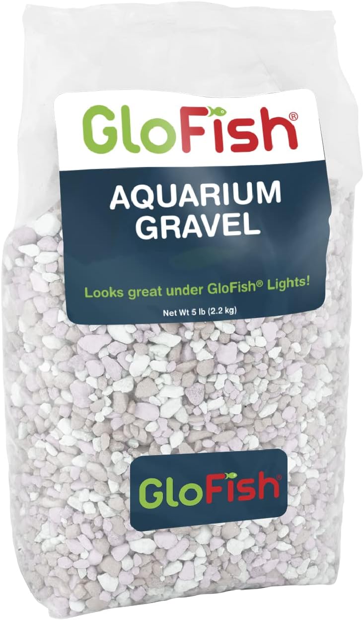 GloFish Aquarium Gravel, Pearlescent, 5 lbs