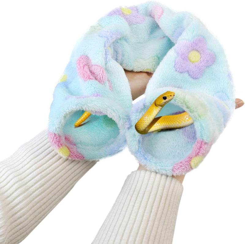 Snake Bonding Bag & Handling Pouch Soft Fleece Calming Bag for Small Snakes, Secure Bonding & Travel Hide for Ball Pytho