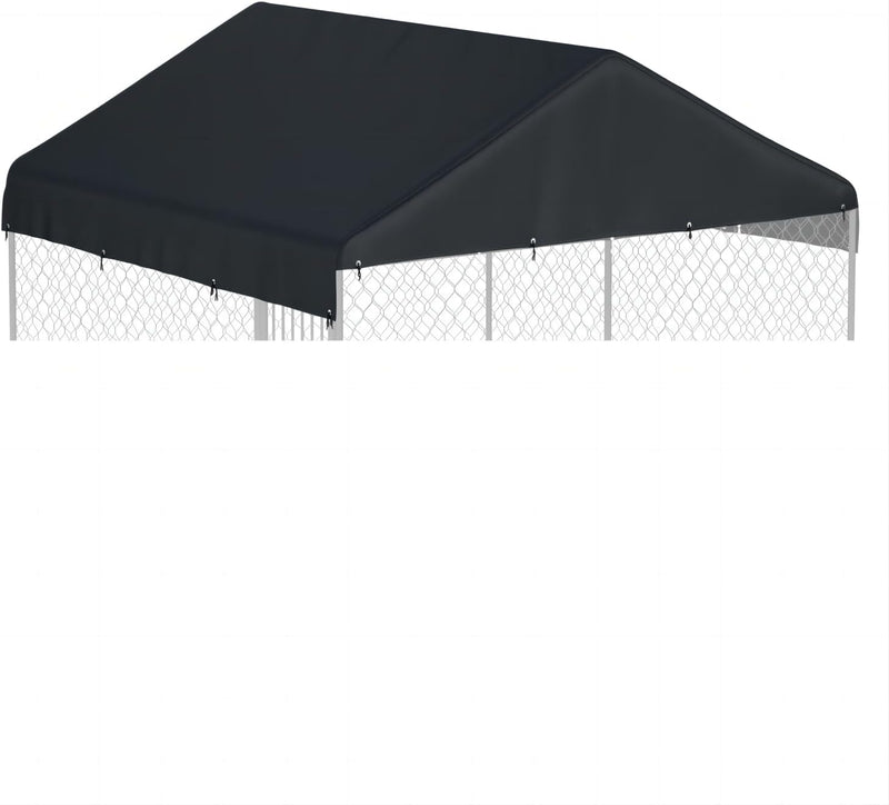Outdoor Dog Kennel Cover 10' x 10' Replaceable Top Cover