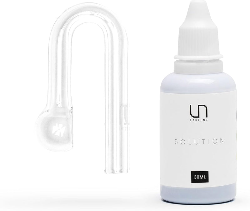 Ultum Nature Systems CO2 Drop Checker - Glass CO2 Drop Checker for Aquarium, CO2 Aquarium Kit with Solution, CO2 Monitor