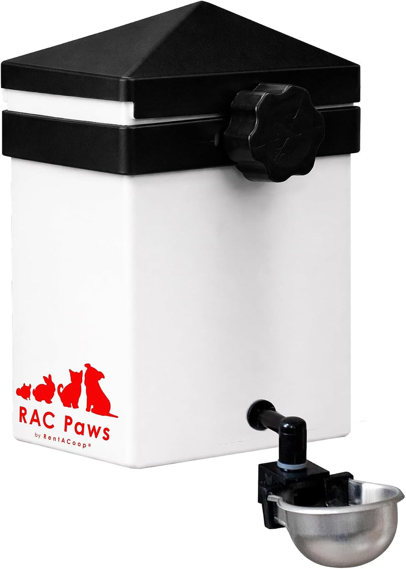 RentACoop 64oz Small Animal Drinker with Auto-Fill Metal Cup