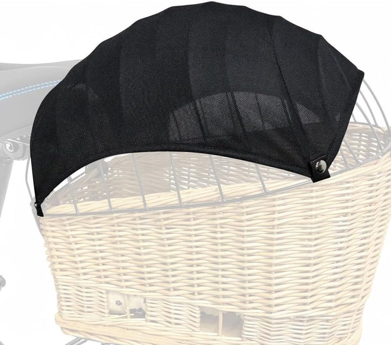 Bike Basket Sunshade for Dogs Cats, Quick Install Pet Canopy Cover