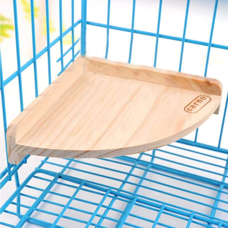 Litewoo Bird Perch Corner Platform Stand Shelf for Birds Budgie Parakeet Cockatiel Conure Cockatoo(Platform)