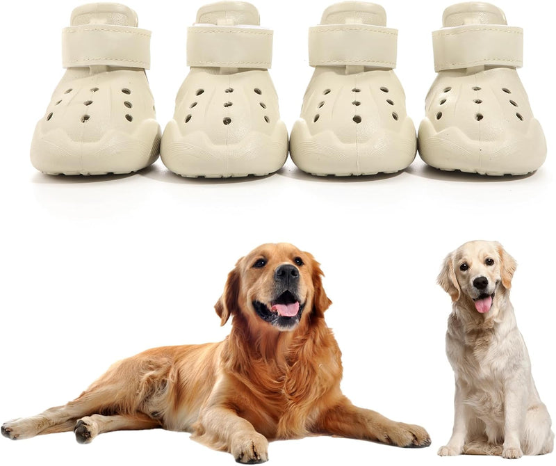 Dog Sandals for Summer and Winter Snowy Day Easy-Clean 4Pcs