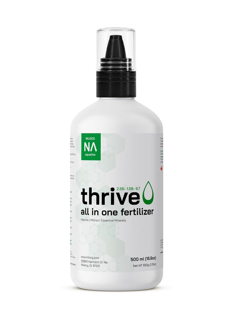 Thrive Planted Aquarium Fertilizer -All in One Planted Tank Liquid Fertilizers - Micro & Macro Nutrient Rich Food for Aq