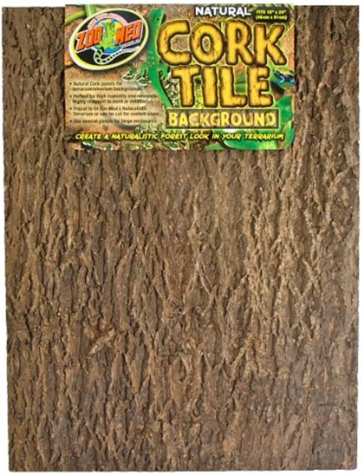 Zoo Med Natural Cork Tile Background, 18 x 24-Inch
