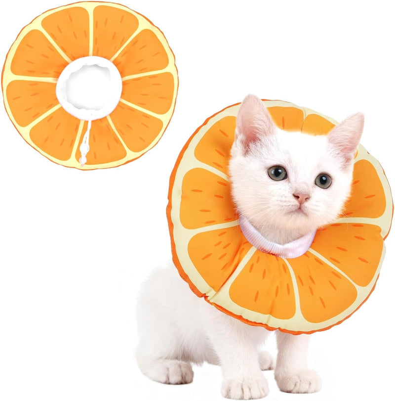 Cat Cone Collar Soft, Waterproof Cat Recovery Collar for Wound Healing After Surgery or Neutering Alternative to Elizabe