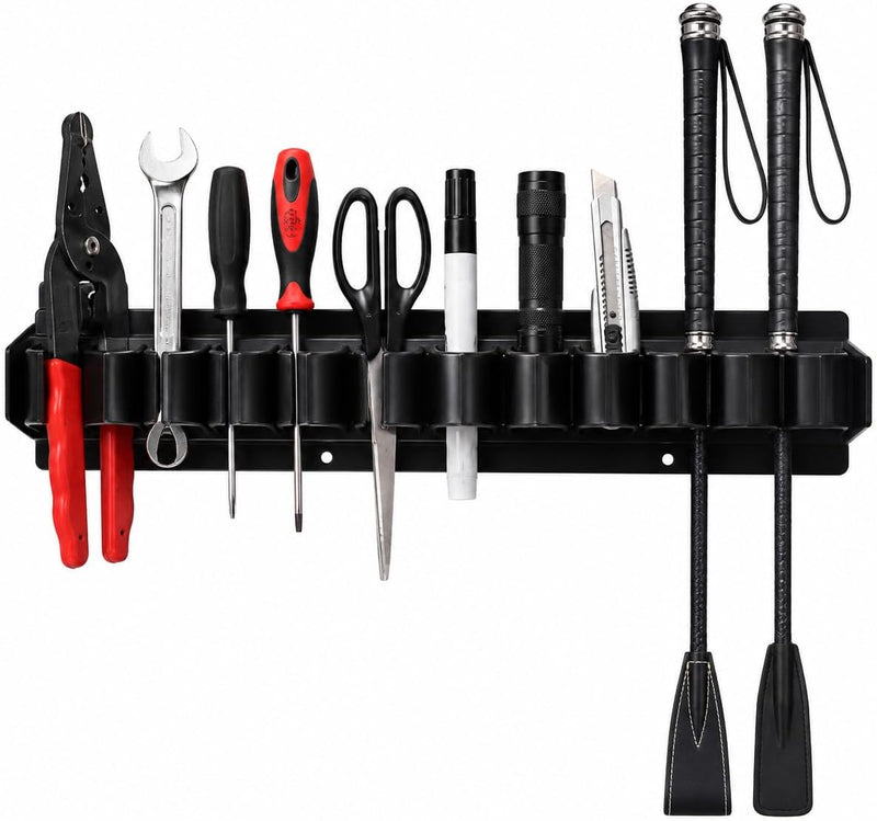 Horse Whip Crop Holder Rack Wall mounted Bracket Hanger,Holds up to 12PCS