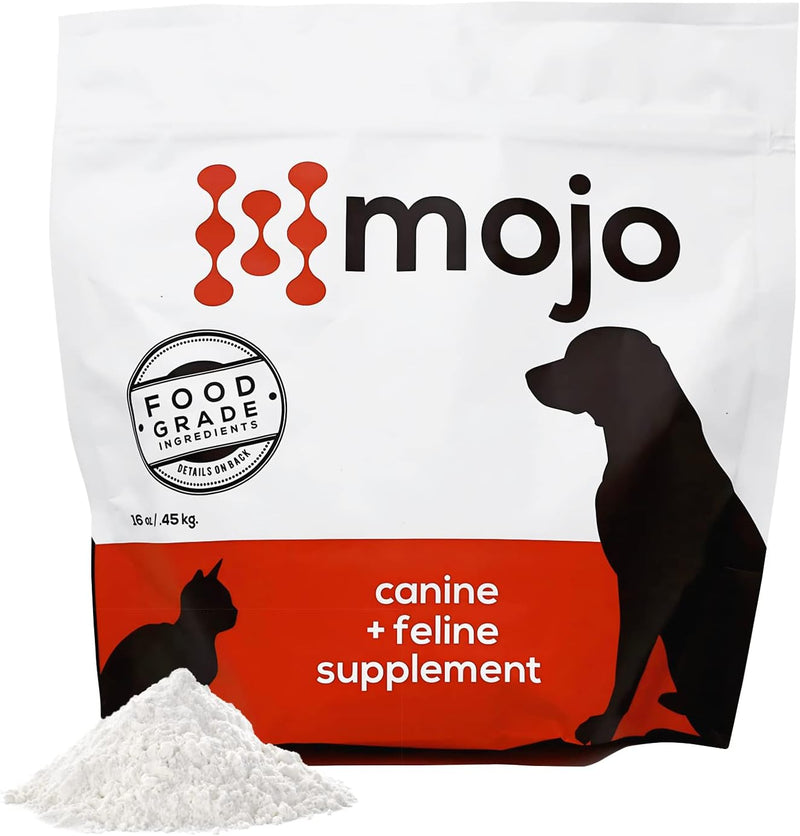 Mojo Joint Supplement for Dogs and Cats, Feline + Canine Food Grade Hip & Joint Supplement with Glucosamine and Chondroi