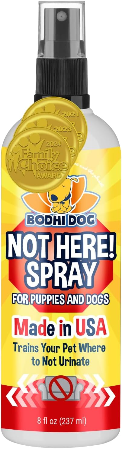 Bodhi Dog Not Here Spray - Trains Pets Where Not To Pee - Dog & Puppy Potty Training Spray to Stop Marking & Urinating I