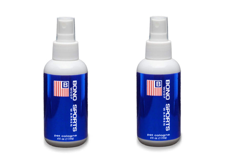 Nature Labs Designer Pet Colognes, Pet Fragrances for the Best Smellers. (2) 4oz Bottles (Bono Sport)