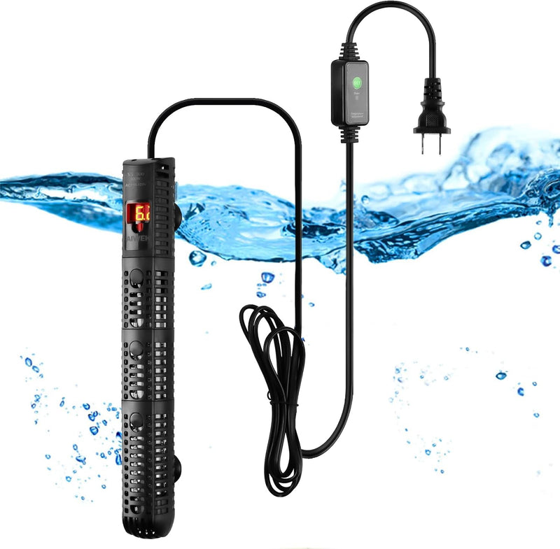 Aquarium Heater 300W Upgraded Fish Tank Heater With Leaving Water Automatically Stop Heating And Advanced Temperature Co