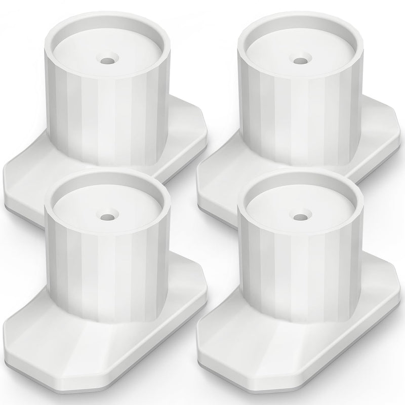 ICERO Baby Gate Extender Wall Protector (4 Pack) Pressure Mounted Gates Extension Kit Extends 1.1-3.5 inches Child Safety Gates and Protect Walls & Doorways from Pet & Dog Gates,Work on Stairs,White