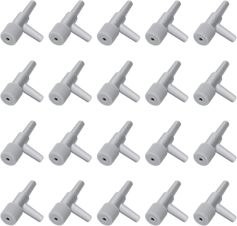 AQUANEAT Aquarium Control Valve 20PCS,Fish Tank 2 way Valves for 3/16