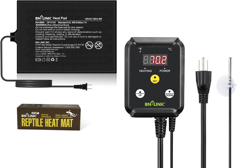 BN-LINK Heat Mat Controller for Reptile 8x12