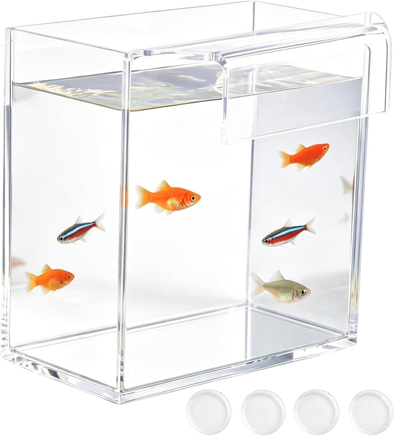 Fish Breeder Box for Aquarium, Hanging Acclimation Box, Fish Isolation Box