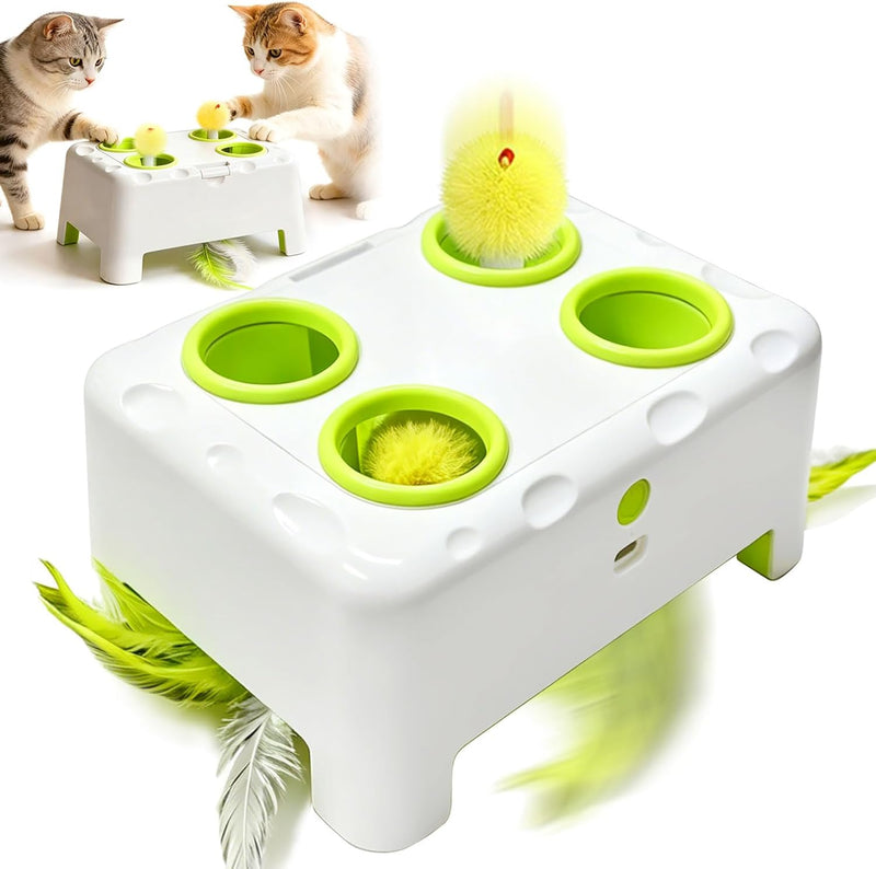 Cat Interactive Automatic Toys, Magic House Whack-a-Mole Toy