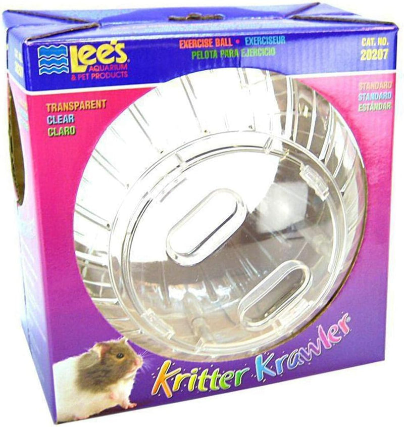 Lee's Kritter Krawler Exercise Ball, Standard, Clear - 7-Inch
