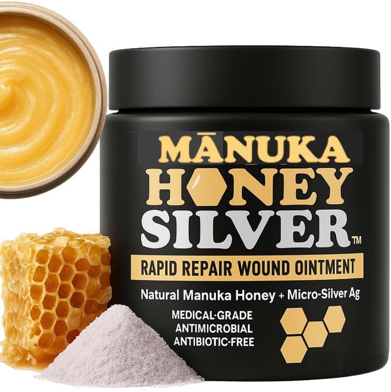 Well-Being Manuka Honey Silver Rapid Wound Repair Ointment For Dogs, Cats and Horses Superior Healing Qualities For Rapi