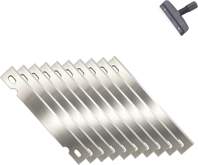 Carefree Fish Aquarium Scraper Blades 10Pcs for 4IN1 6IN1 7IN1 9IN1 Cleaning Tools Long Handle Algae Cleaner