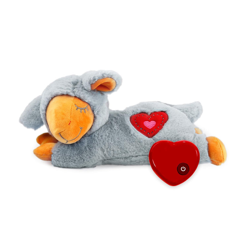 ALL FOR PAWS Heart Beat Dog Toy, Puppy Sleeping Buddy Cuddle Toy Dog Soothing Plush Toy, Crate Training Puppy Stuffed Animal Gift Toys for Your Furry Friend