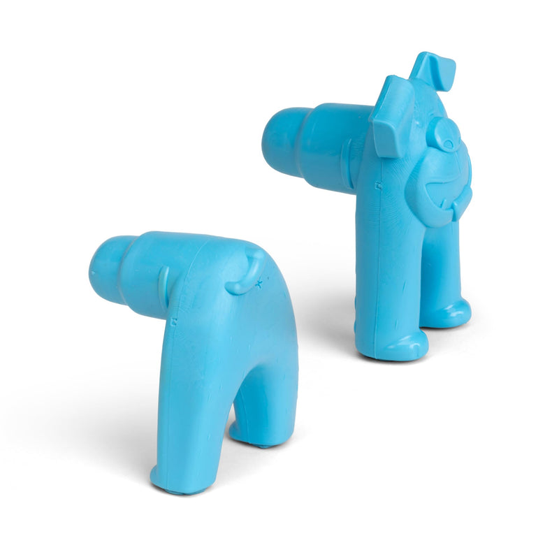 WEST PAW Toppl Stopper Insert Accessory for Toppl Dog Treat Toy – Keeps Toy Steady and Upright for Filling and Freezing, Mess-Free Treat Prep, Dishwasher Safe, Made in USA - Aqua Blue