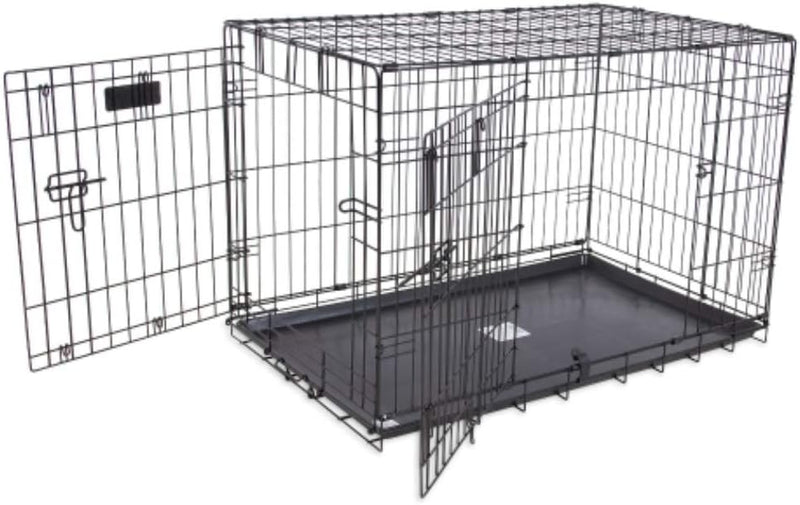 Precision Pet Two-Door Provalue Wire Dog Crate, 36in, for Pets 50-70lbs