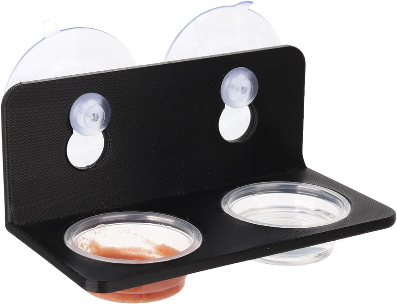 Crested Gecko Feeding Ledge with 10PCS Reptile Food Cups