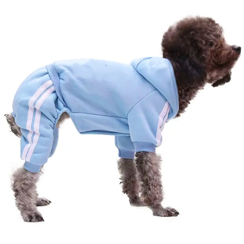 Puppy Dog Hoodie Sweater - Small/Medium Dogs & Cats - Fleece Cotton Winter Apparel