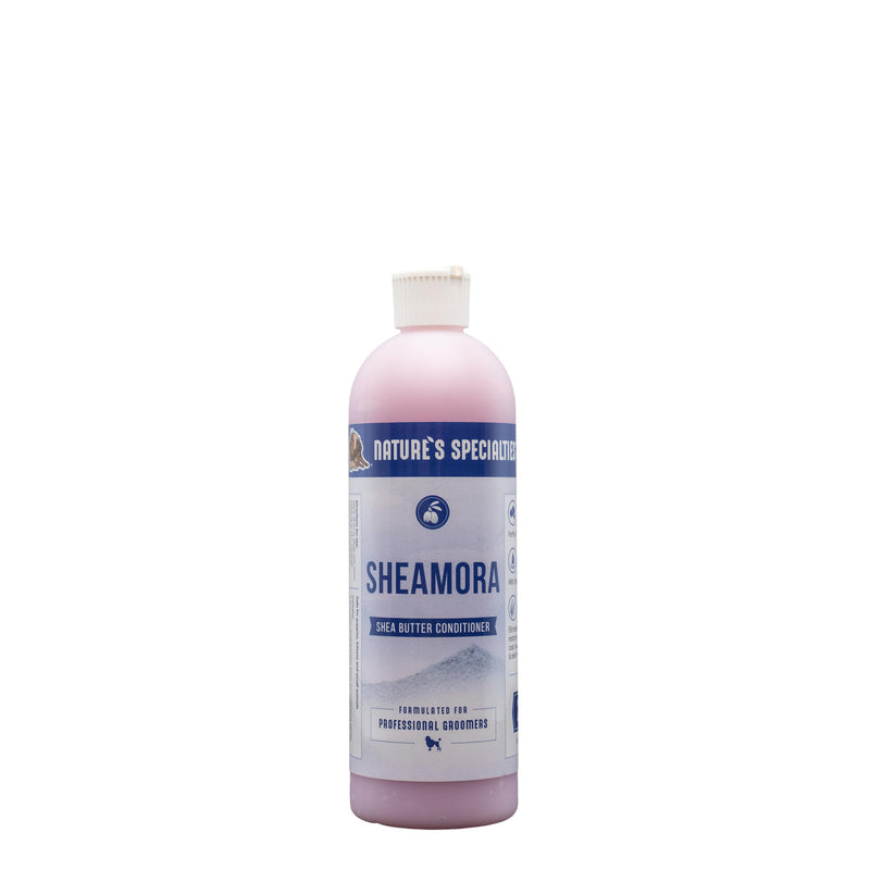 Nature's Specialties Sheamora Shea Butter & Argan Oil Conditioner for Dogs Cats, Secure Biodegradeable, 16oz