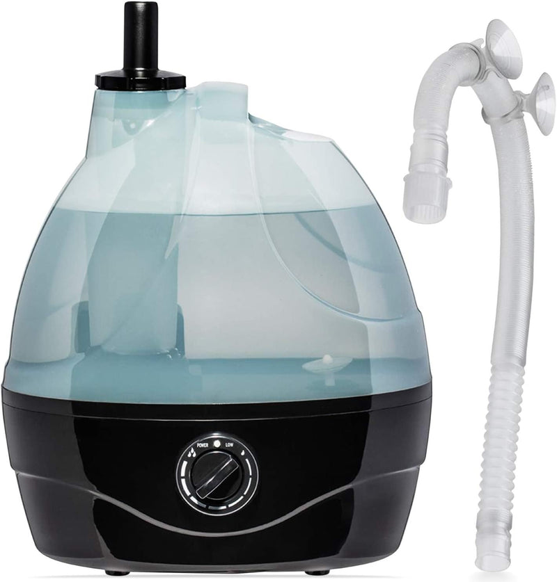 Evergreen Pet Supplies Reptile Fogger & Humidifier - Adjustable Fog Output for Mini Terrarium Fogger - 2 L Tank with Aut
