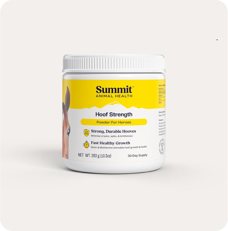 Summit Equine Hoof Strength Powder for Horses, Promotes Healthy Hooves with Biotin, Amino Acids, and Minerals, Horse Hoo
