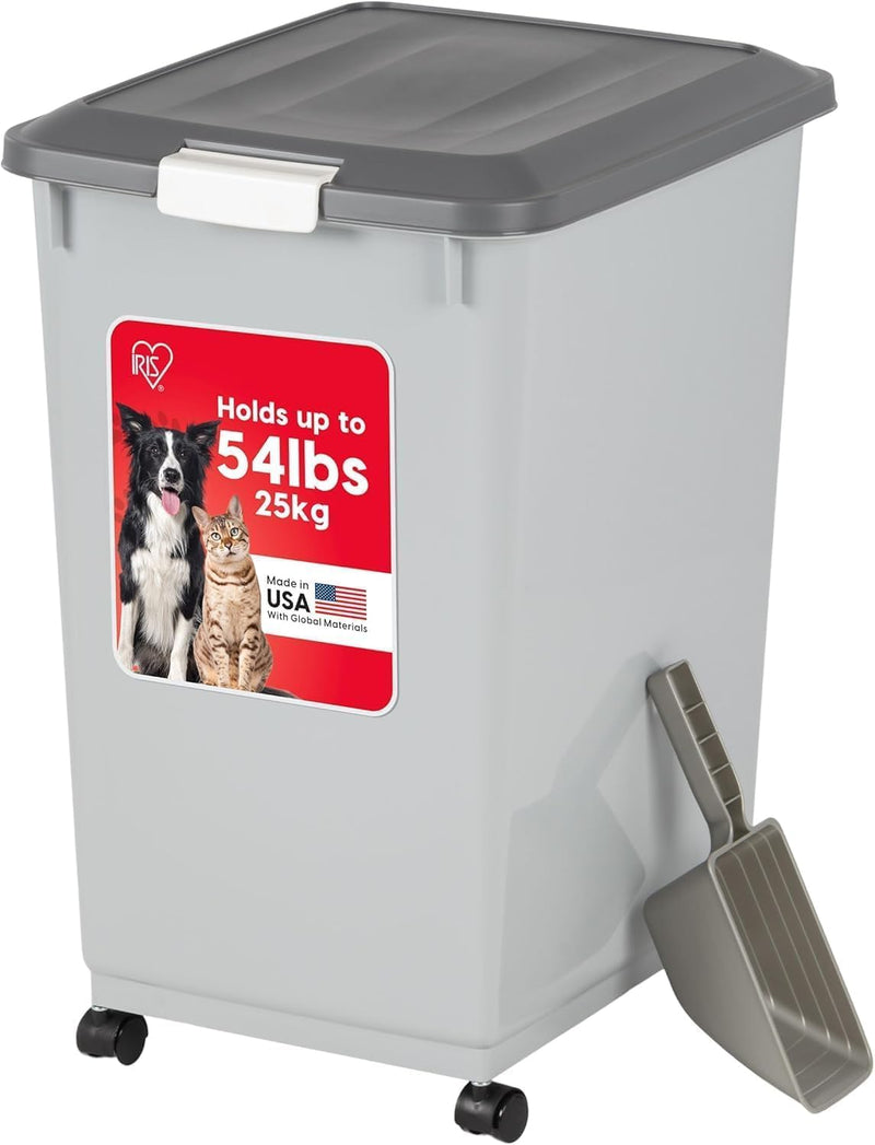 IRIS USA Dog Food Storage Container, Up to