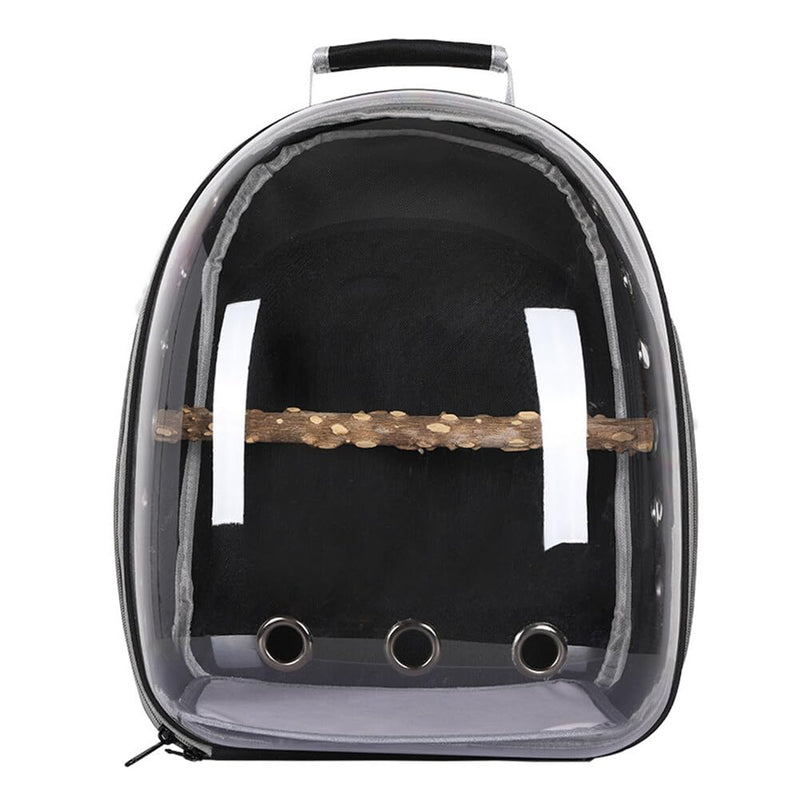 Bird Carrier Backpack, Bird Travel Carrier with Standing Perch, Lightweight Breathable Parrot Cage for Small Birds, Green Cheek, Cockatiel, Parrot