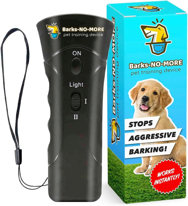 Barks No More Type-C Rechargeable Dog Bark Deterrent & Training Device – Help Reduce Excessive Barking Without Hurting Y