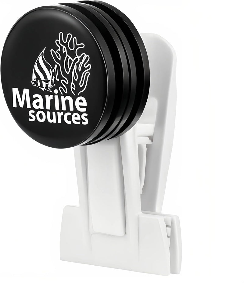 Magnetic Seaweed Feeding Clip for Saltwater Aquarium, Automatic Fish Feeder with Algae Magnet Clip, Glass Tank Accessory