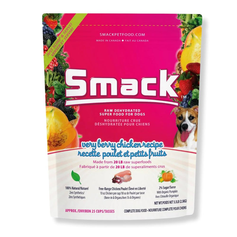 Berry Chicken Dog Food by Smack