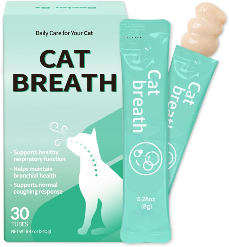 Doctor By Cat Breath Bronchial Supplements Cat Sneezing Treatment Asthma Cold Cough Nose Relief Respiratory&Immune Suppo
