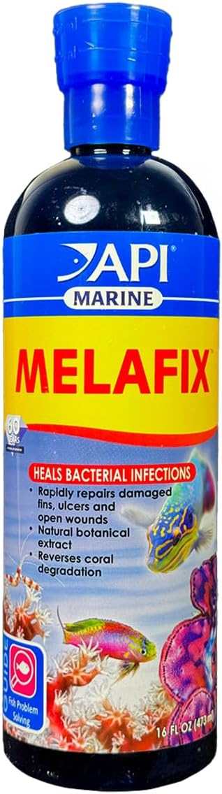 API MARINE MELAFIX Saltwater Fish and Coral Bacterial Infection Remedy 16-Ounce Bottle
