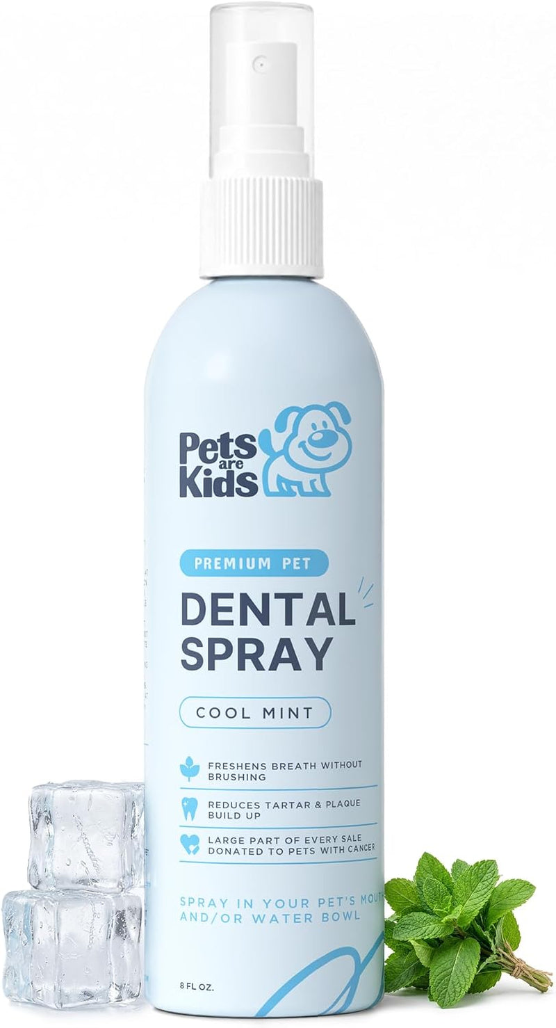 Pets are Kids Dog Dental Spray with Mint Formula Water Additive, 8oz