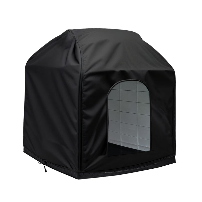 Outdoor Dog House Cover, Waterproof & Dustproof Protective Liner, Reflective Silver Interior, Fits 42